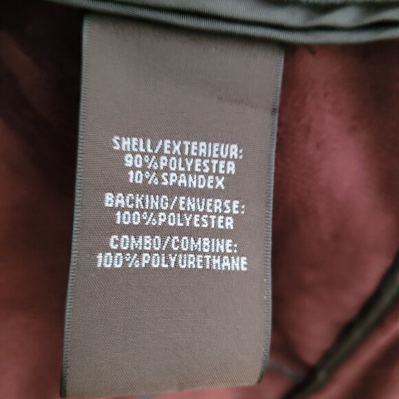 NWOT Badgley Mischka Paneled Thermotech Jacket Coat in Burgundy Style 66934 - Picture 15 of 16